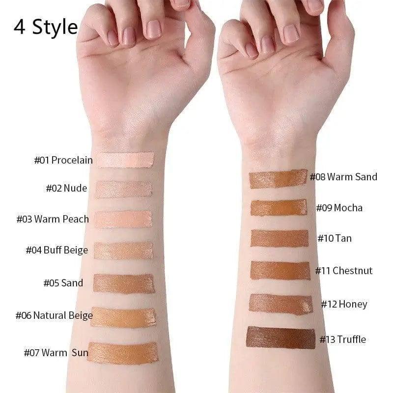 Makeup Liquid Foundation Oil Control Concealer-4Style-7