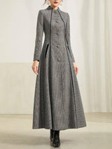 Mid Length Versatile High-end Woolen Coat Coat-8