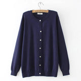 Navy Blue Cardigan: Classic & Versatile Knitwear-1