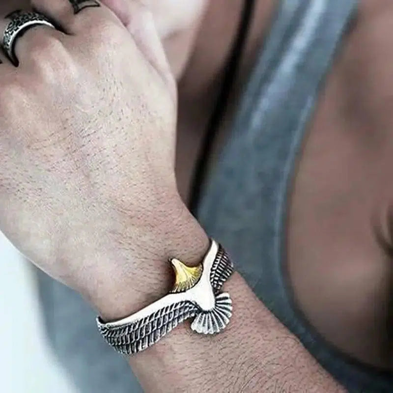 Nordic Viking Vintage Eagle Bracelet Men's Women's Bracelets-1