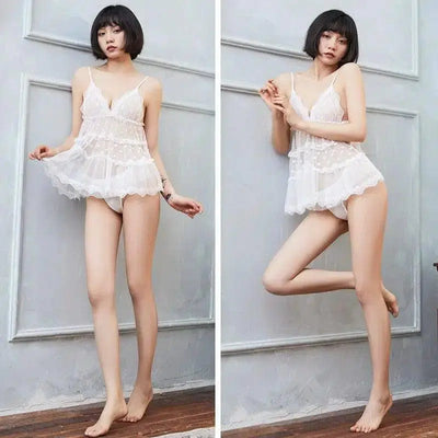 Pajamas Nightdress Set Sexy Lingerie-1