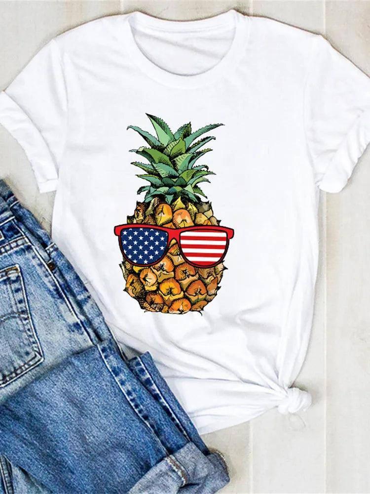 Pineapple Pet Beach Tee-B6175N-1