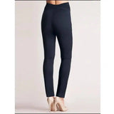 Pure color leggings for pregnant women-Navy Blue-4