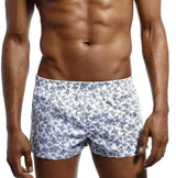 Retro floral boxer-Blackandwhite-3