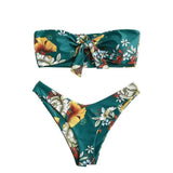 Printed Ladies Bikini Split Swimsuit-Lakegreenprinting-4