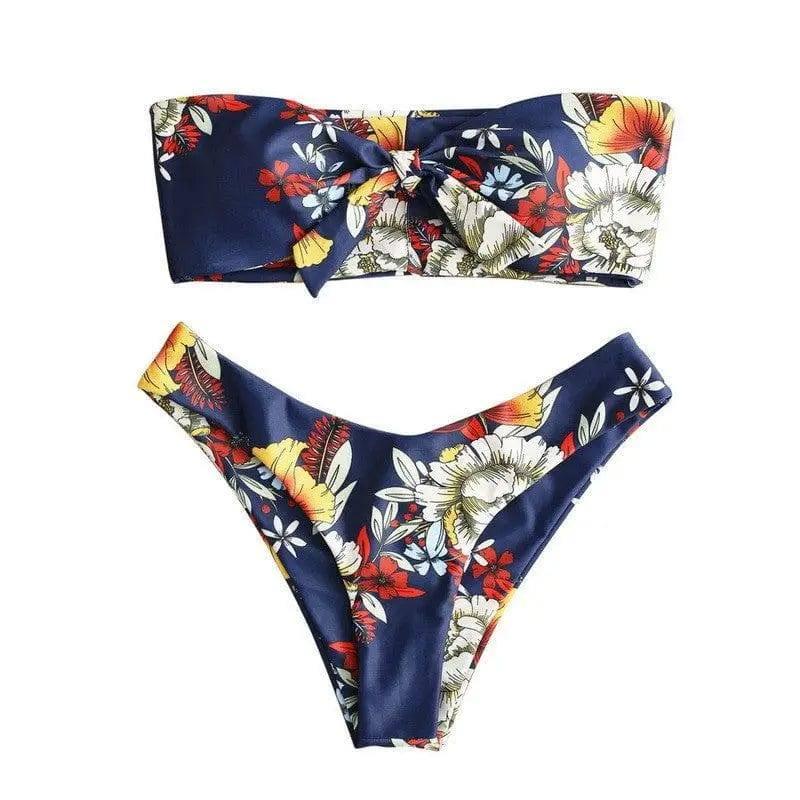 Printed Ladies Bikini Split Swimsuit-Azureprinting-5