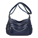 Shoulder Bags Women High Capacity Crossbody Bags-Blue-2