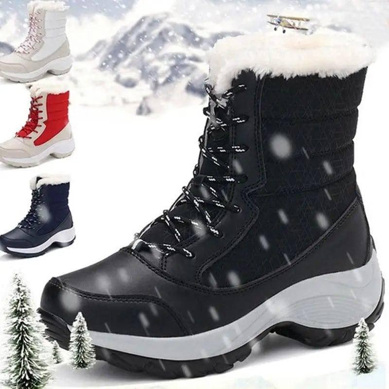 Snow Boots Plush Warm Ankle Boots For Women Winter Shoes-1