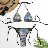 Split Symphony Double Sided Bikini Wading Sports-Picture-2