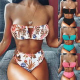 Stretchy Top Bikini Set-1