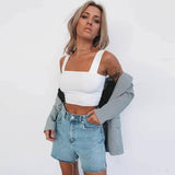 Summer Fashion Women Crop Top Sexy Sleeveless Tank Tops-2