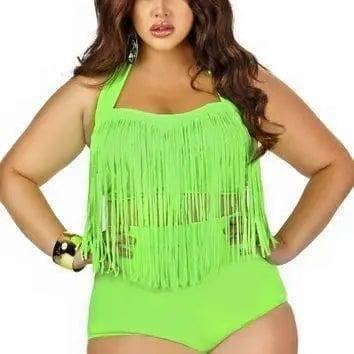 swimsuits Europe and the United States was thin high-Fluorescentgreen-7