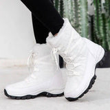 Thick Plush Plus Velvet Warm Women Snow Boots-5