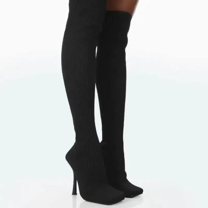 Thigh High Boots Women Over The Knee Long Boots Fashion-4