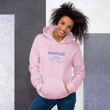 Women's Solid Color Hoodie Coat-Pink-1