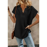 Women's Solid Color Short-sleeved T-shirt-2