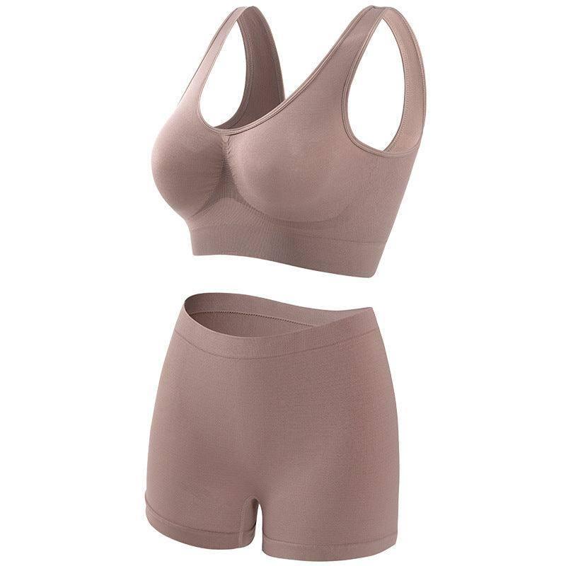 Women's Thin Underwear Push Up And Anti-sagging Fitness-Cameo Brown-13