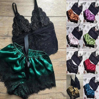 Womens Sexy Lace Sleepwear Lace Nachtkleding Lingerie-3