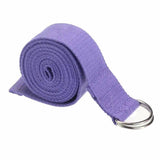 Yoga rope stretch with cotton yoga tension band-Purple-10